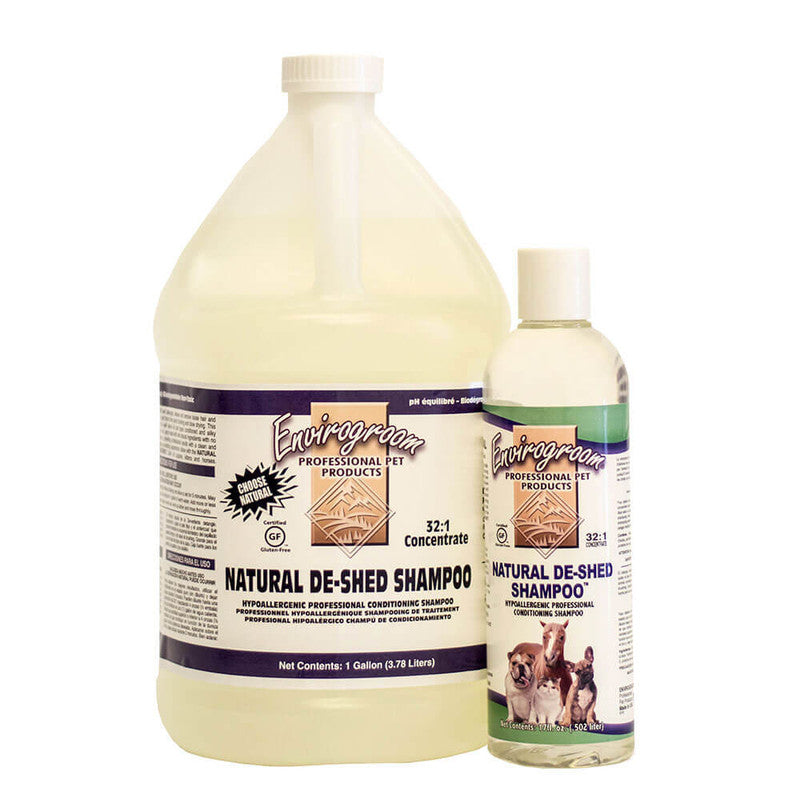 Envirogroom Natural De-Shed Shampoo Dilutes 32:1