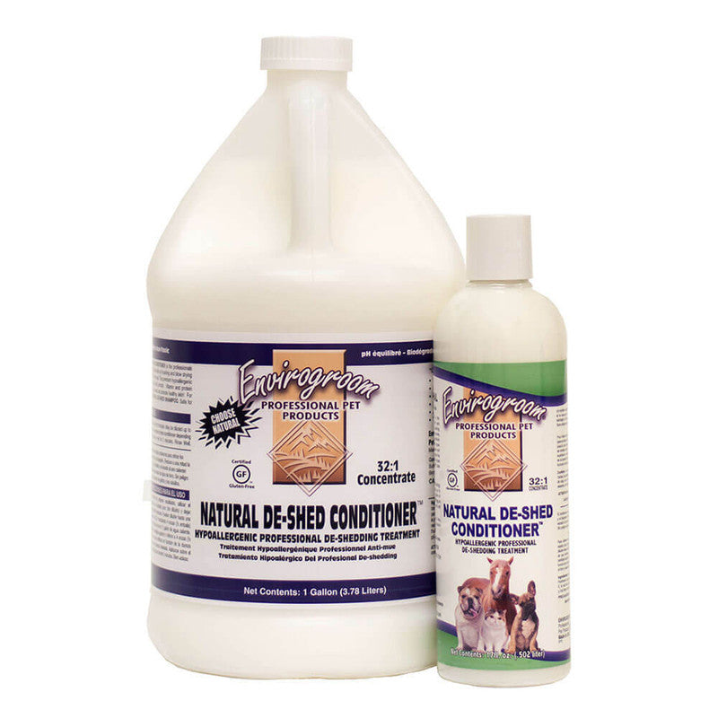 Envirogroom Natural De-Shed Conditioner Dilutes 32:1