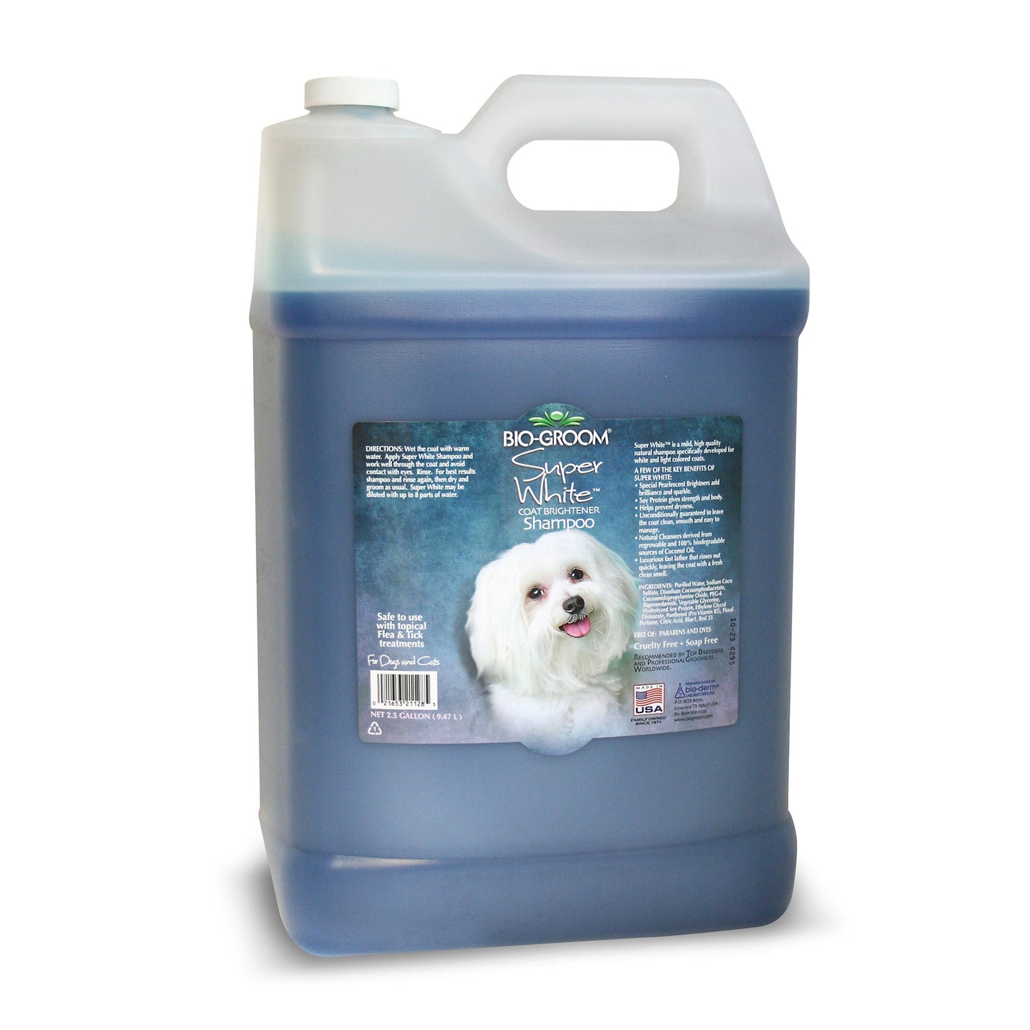 Bio Groom Super White Shampoo 2.5 Gallon 8:1