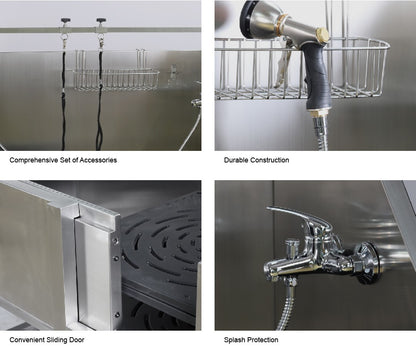 Aeolus Stainless Steel Deluxe Tub - Standing or Electric