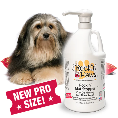 Rockin Paws Rockin’ Mat Stopper Serum 64oz (Half Gallon) or 8oz