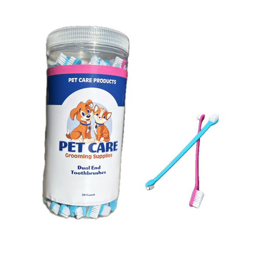 Pet Tooth Brushes by Pet Care Dual End 50ct