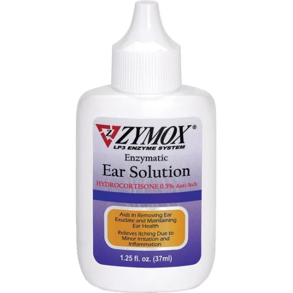 Zymox Ear Solution with .5% Hydrocortisone