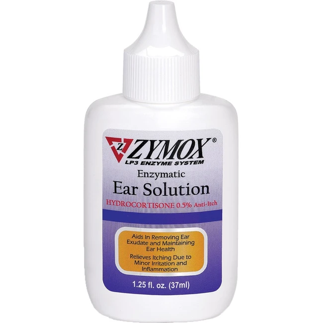 Zymox Ear Solution with .5% Hydrocortisone