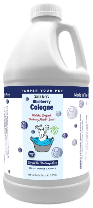 South Bark Blueberry Clove Pet Cologne 64oz Half Gallon