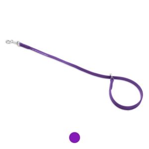 Jelly Pet Slip Style Choker Grooming Loop - 3/8" x 25" - Purple