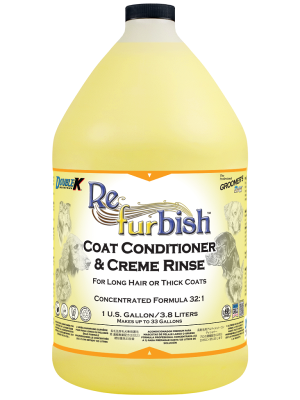 Double K Groomers Edge ReFurBish Conditioner Gallon 32:1