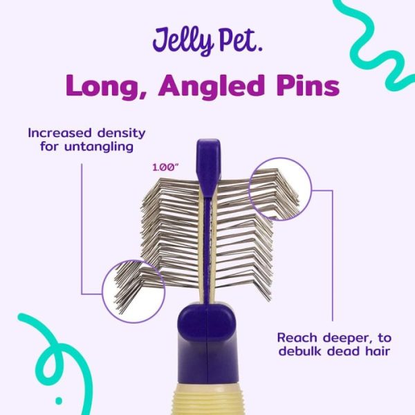 Jelly Pet Double Sided Slicker Brush - Image 2
