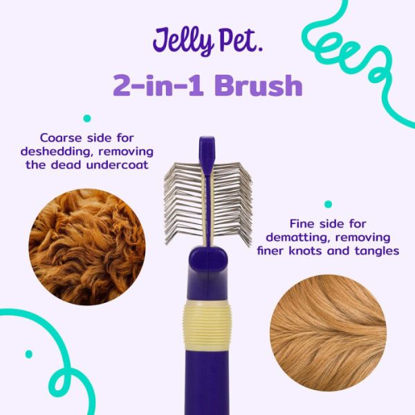 Jelly Pet Double Sided Slicker Brush - Image 3