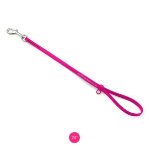 Jelly Pet Waterproof & Mold Resistant Grooming Loop - 3/8" x 24" - Hot Pink