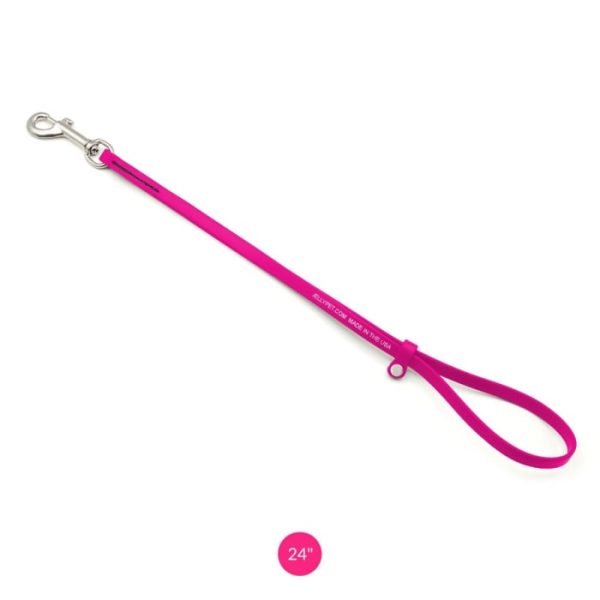 Jelly Pet Waterproof & Mold Resistant Grooming Loop - 3/8" x 24" - Hot Pink