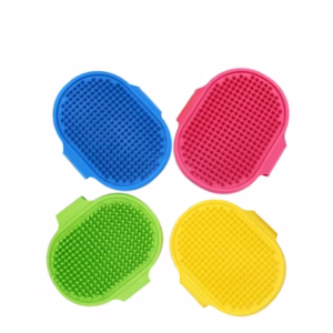 Dog Bath Brush Pet Soothing Massage Rubber Comb
