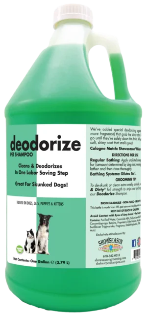 Showseason Deodorize Pet Shampoo Gallon