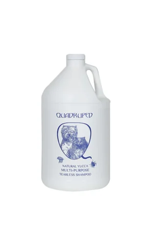 Quadruped Yucca Multi-Purpose Tearless Medicated Flea & Tick Shampoo with whiteners