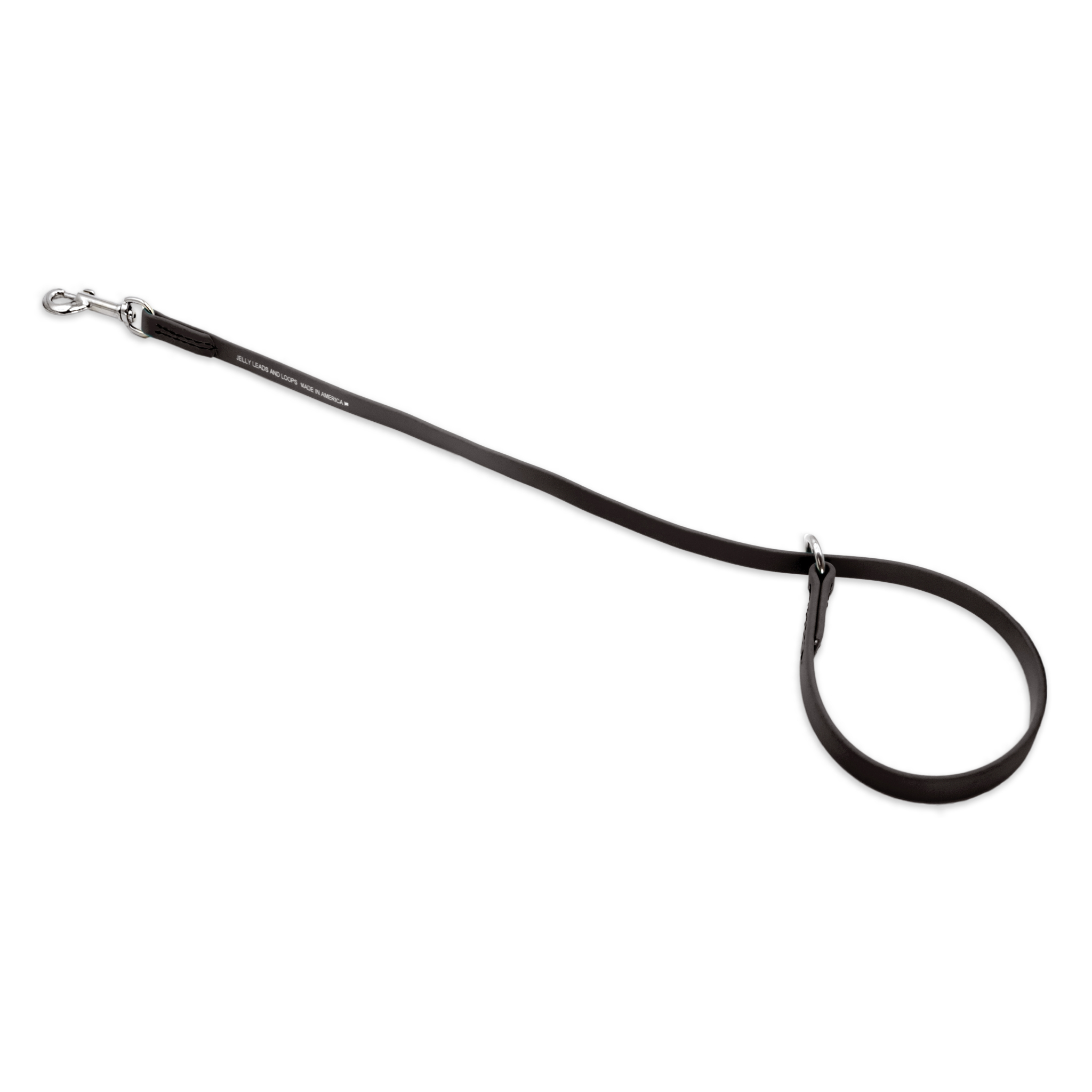 Jelly Pet Slip Style Choker 1/2" x 30" - Black